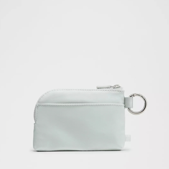 lululemon athletica Silver Clippable Card Pouch Keychain Pouch - Picture 2 of 3